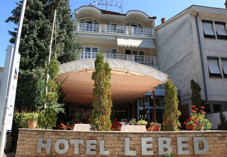 Hotel Lebed Ohrida Exterior foto